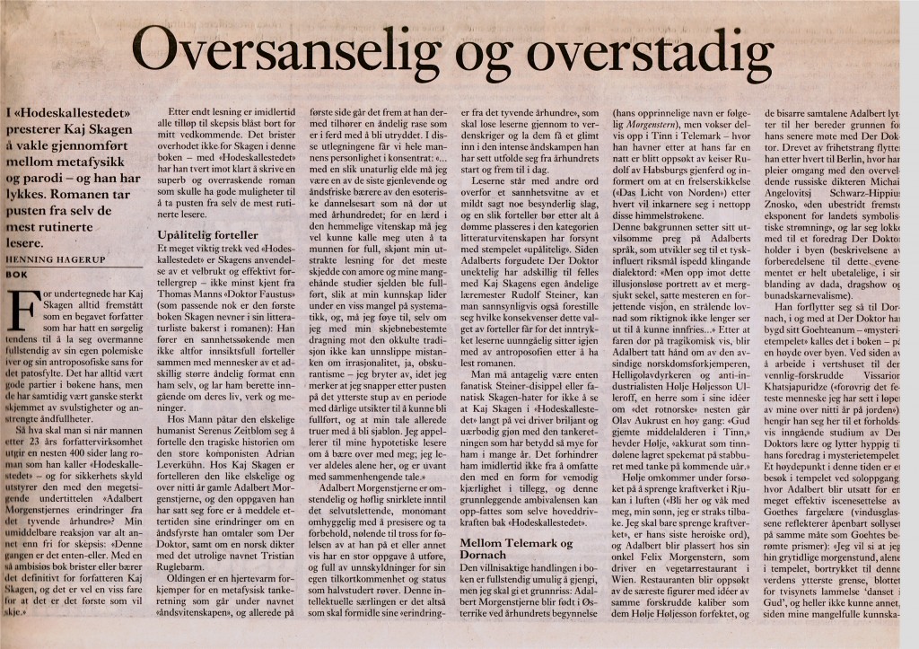 Morgenbladet 2-5 september 1994